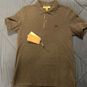 Burberry Black/Grey Polo Shirt